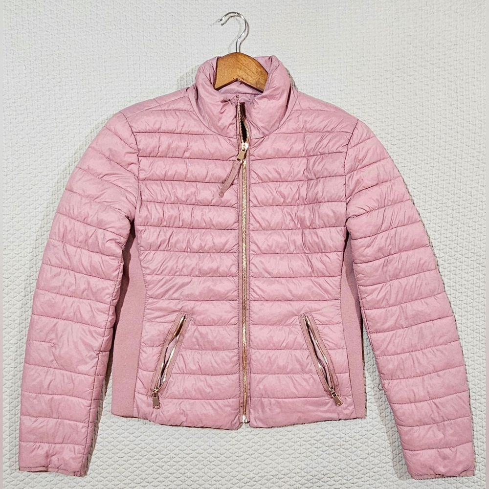 Love Tree Blush Pink Puffer Jacket‎ Size M